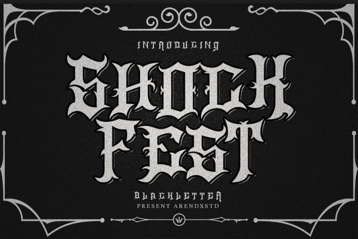 ShockFest Blackletter Font Font Download