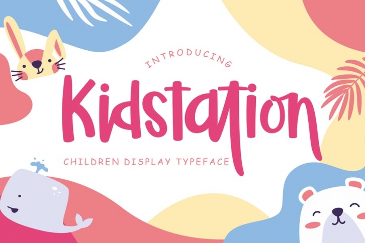 Kidstation Fun Children Display Font Download