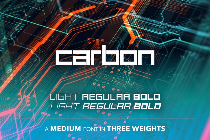 SB Carbon Medium Font Download