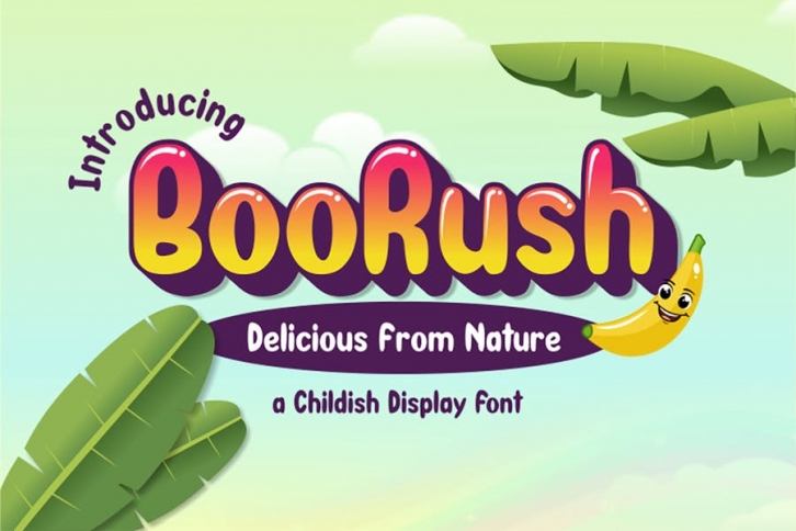 BooRush Font Download