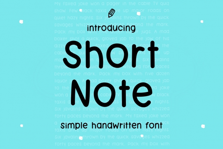 Short Note Font Download