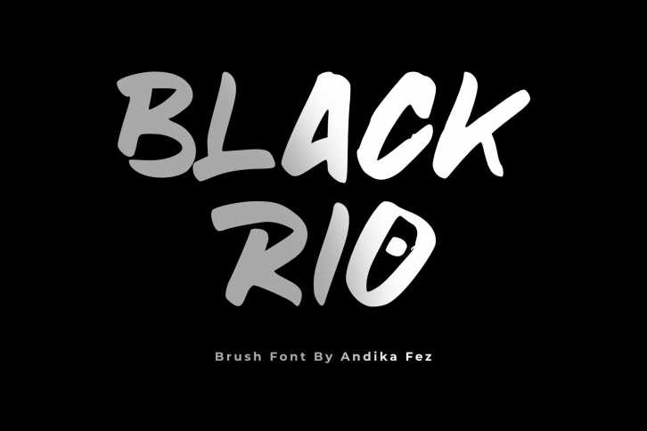 BLACK RIO Font Download