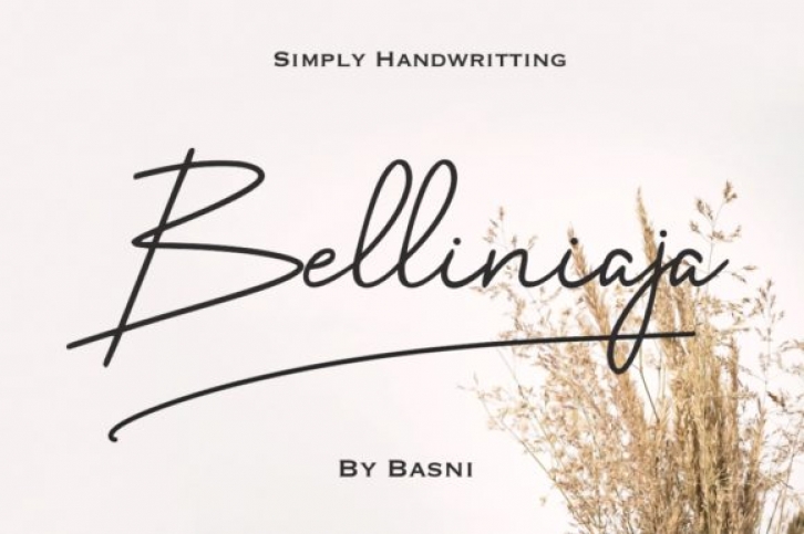 Belliniaja Font Download