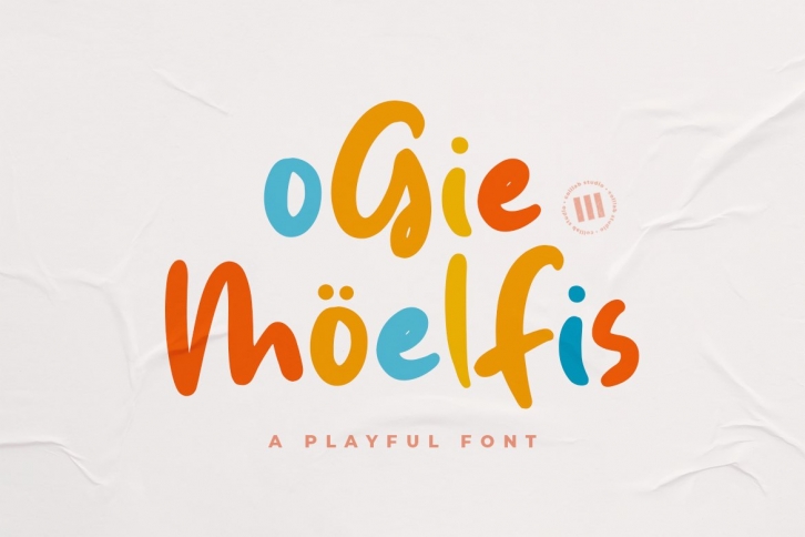 Ogie Moelfis - A Playful Font Font Download