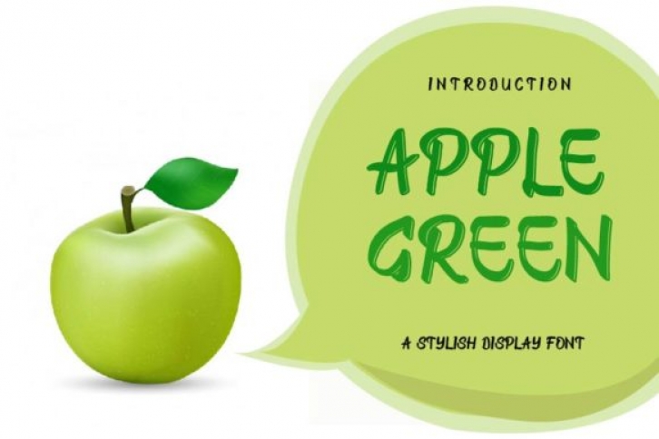 Apple Green Font Download