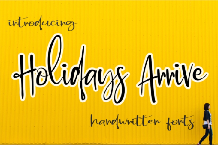 Holiday Arrive Font Download