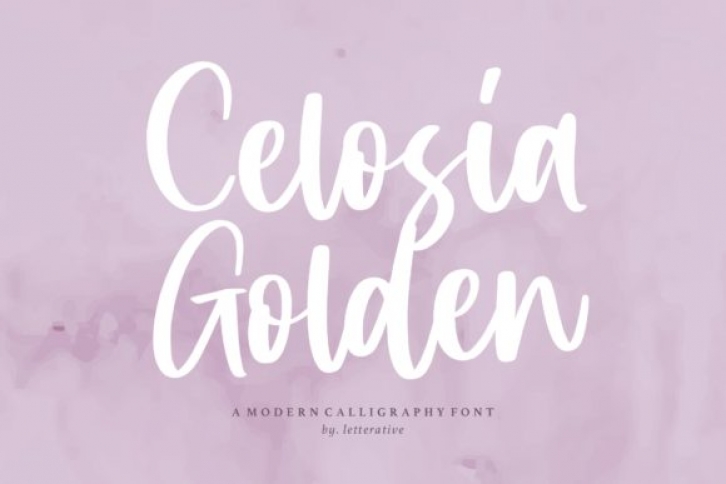 Celosia Golden Font Download