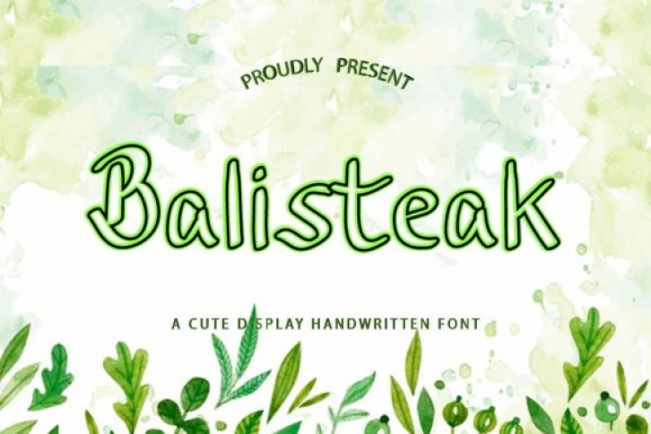 Balisteak Font Download