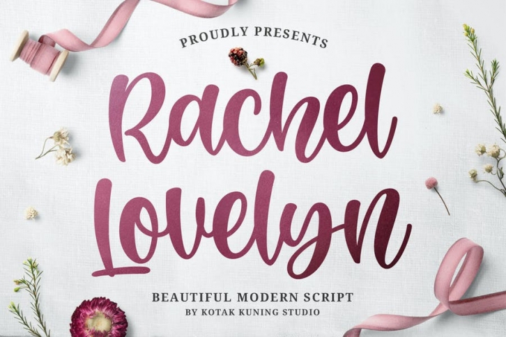 Rachel Lovelyn - Beautiful Script Font Font Download