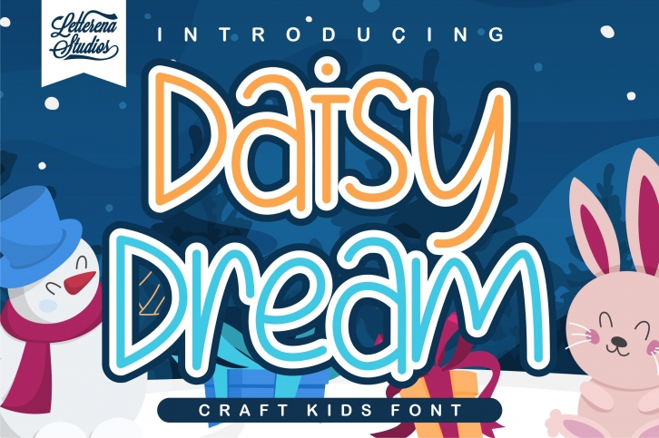 Daisy Dreamu00a0- Crafting Kidsu00a0Font Font Download