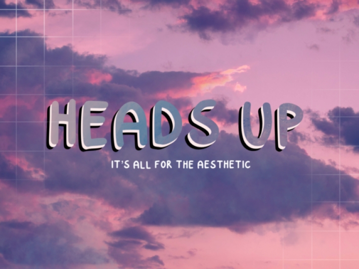 Heads Up Font Download