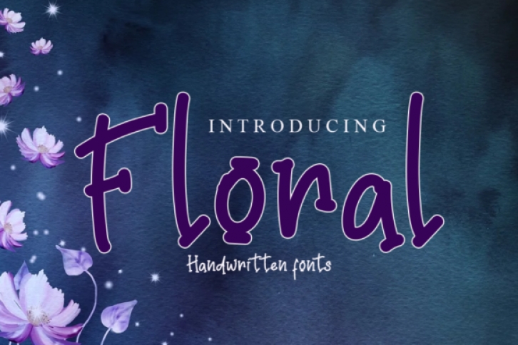 Floral Font Download