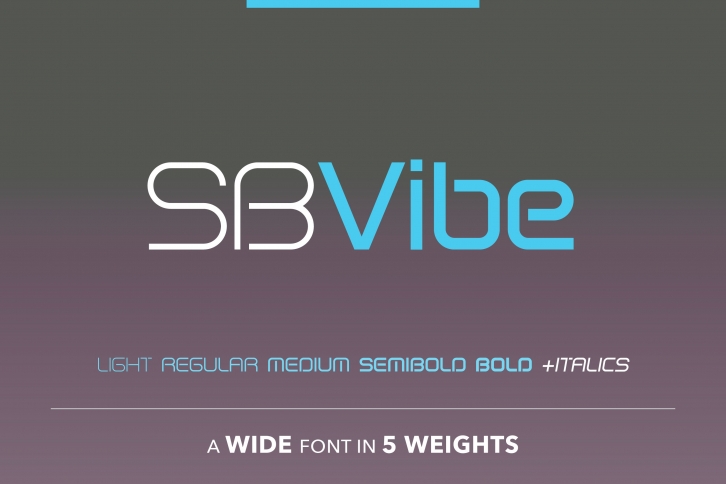 SB Vibe Wide Font Download