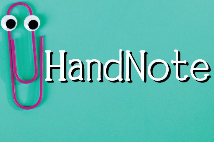 Handnote Font Download