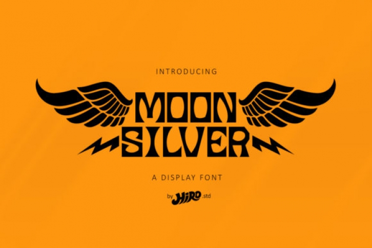 Moon Silver Font Download