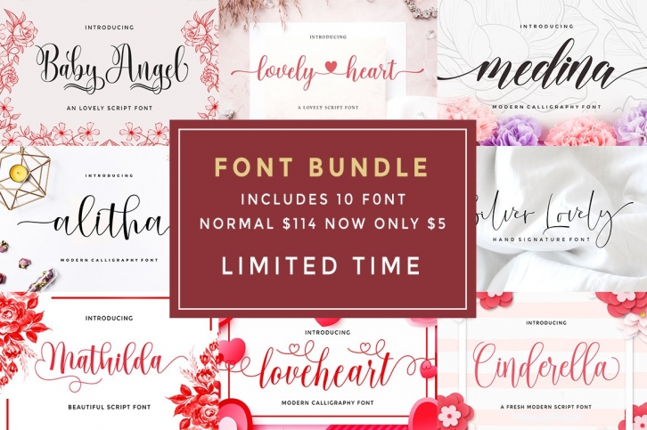 Font Collection Bundle Font Download
