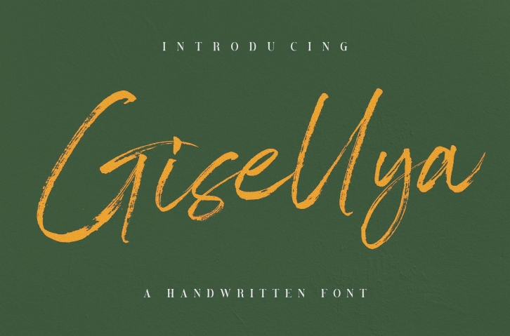 Gisellya Handwritten Font Download