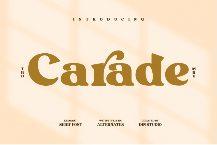 Carade-Elegant Serif Font Font Download