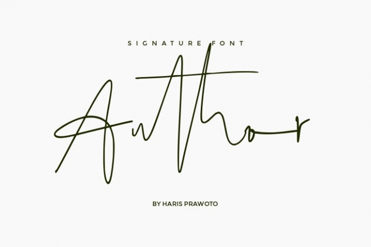Author Signature Font Font Download