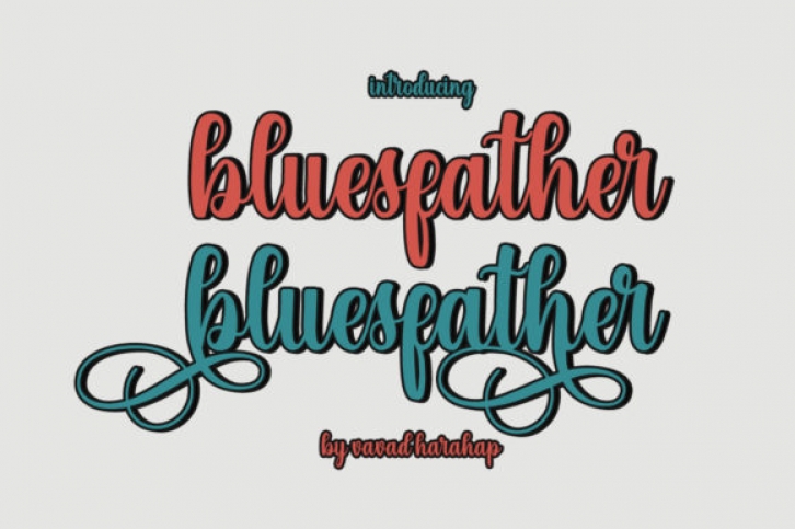 Bluefather Font Download