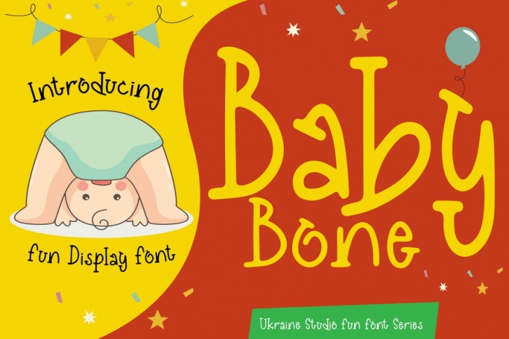 Baby Bone - Creative Fun Children Display Font Font Download