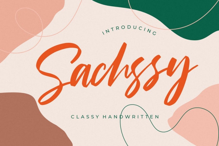 Sachssy Classy Handwritten Font Download