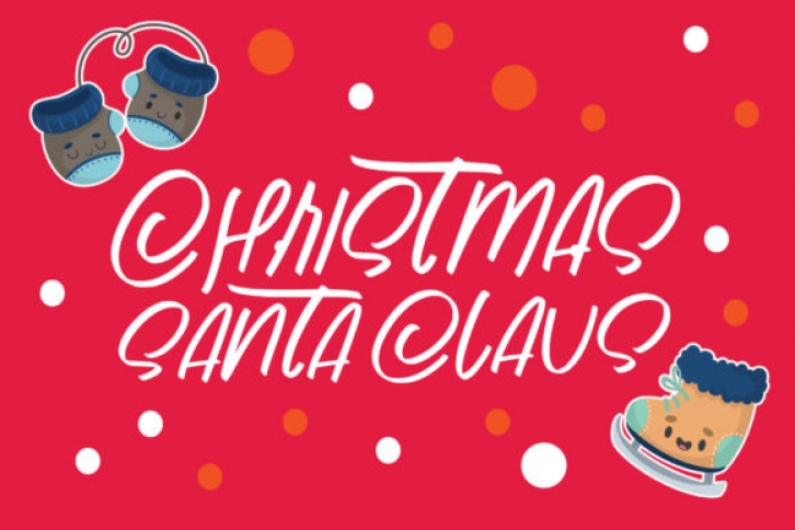 Christmas Santa Claus Font Download