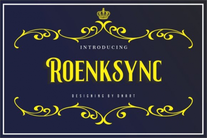 Roenksync Font Download