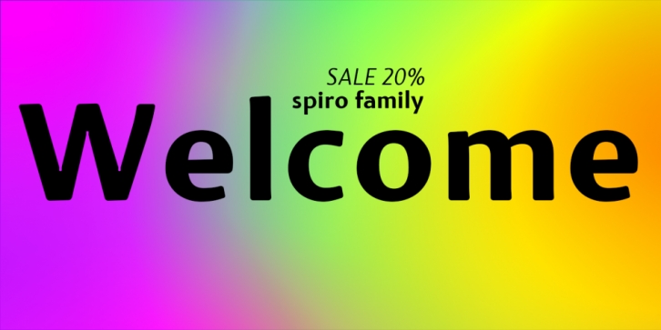 Spiro 2020 Font Download
