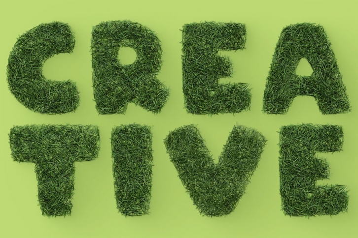 Grass Bold - 3D Color SVG Font Font Download