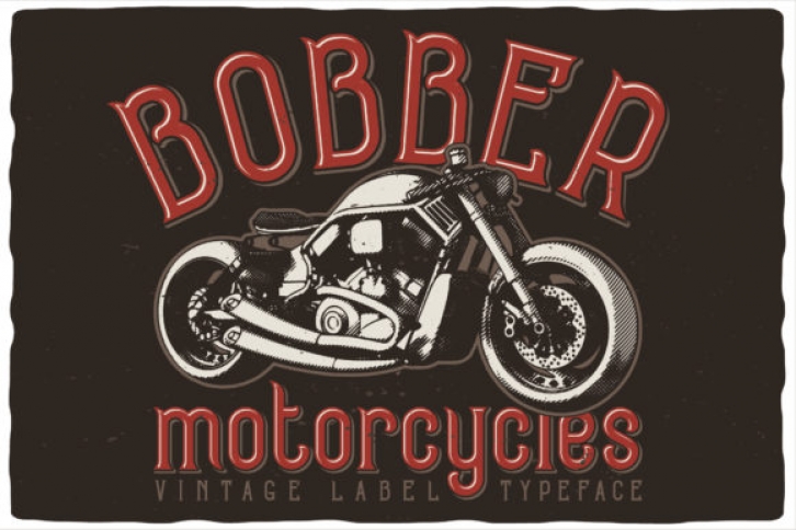 Bobber Motorcycles Font Download