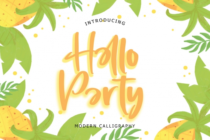 Hello Party Modern Calligraphy Font Download