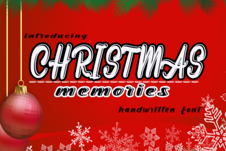 Christmas Memories Font Download
