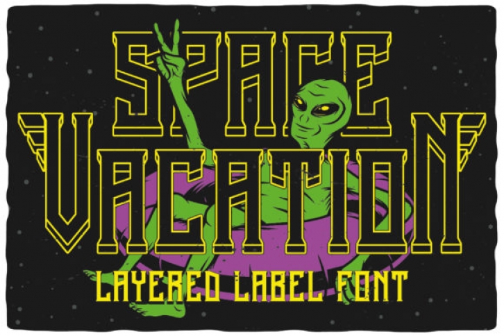 Space Vacation Font Download