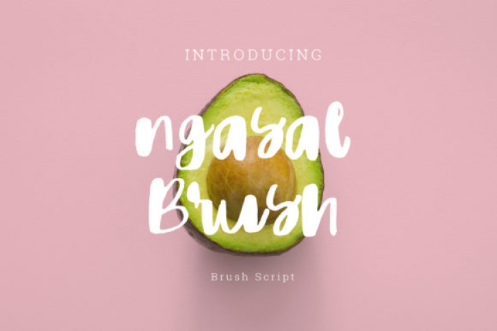 Ngasal Brush Font Download