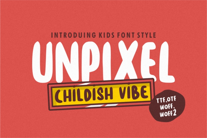 Unpixel Playful Kids Font Font Download