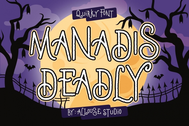 Web Font - Manadis Deadly - Quirky Font Font Download