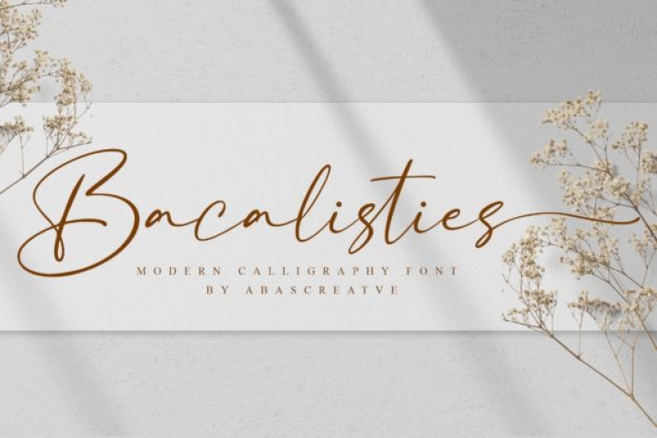 Bacalisties Font Download