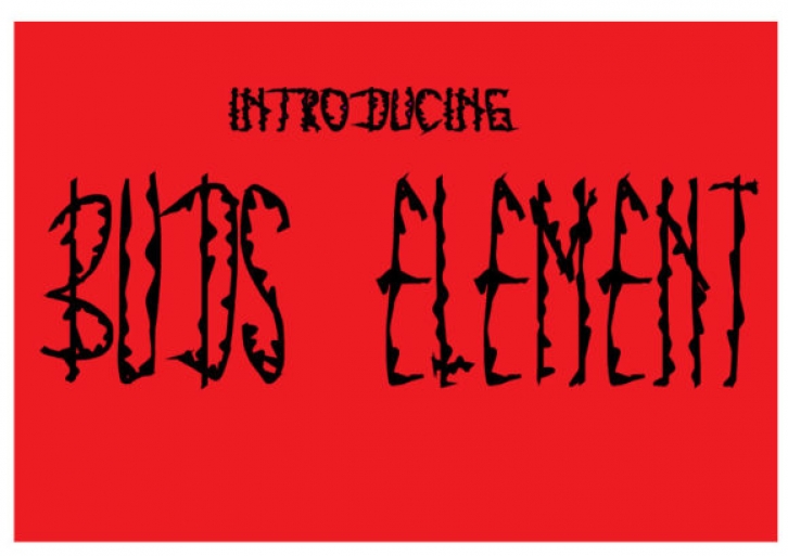 Buds Element Font Download