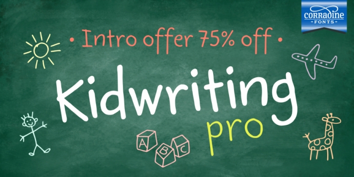 Kidwriting pro Font Download