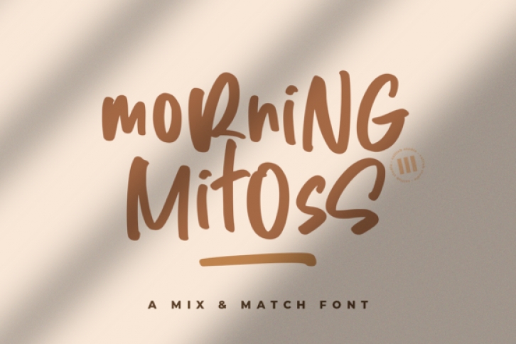 Morning Mitoss Font Download