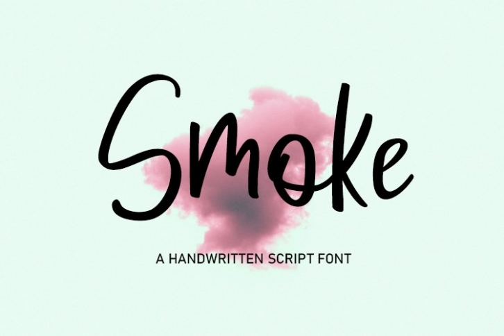 Smoke _ Handwritten Script Font Font Download