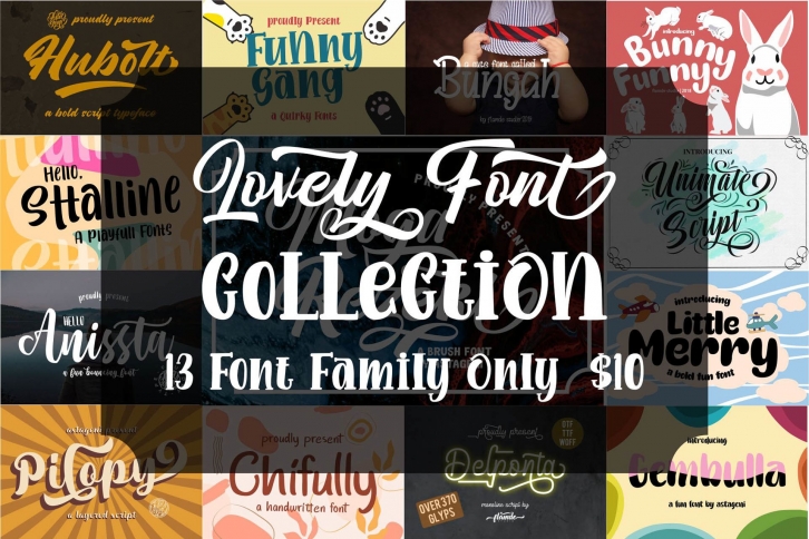 Lovely Font Collection Font Download