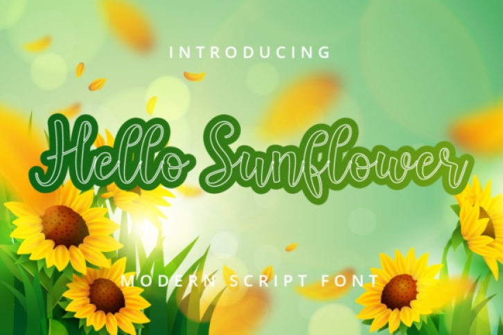 Hello Sunflower Font Download
