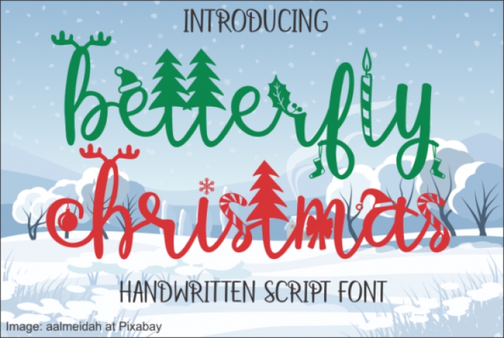 Betterfly Christmas Font Download