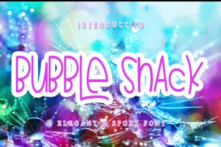 Bubble Snack Font Download