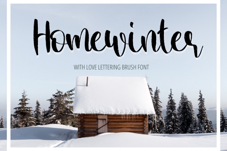 Home Winter-Special Handwritten Font For Craft Font Download