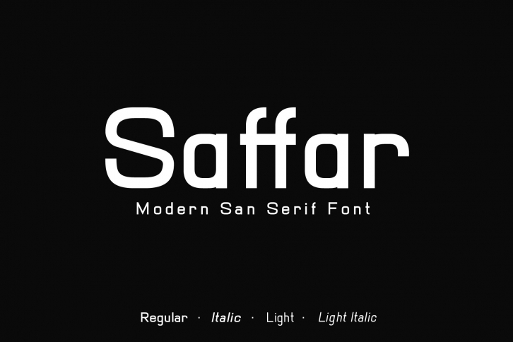 Saffar - Modern San Serif Font Download