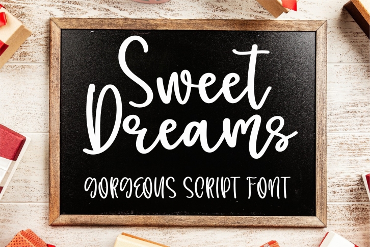 Sweet Dreams- A gorgeous handwritten script font Font Download