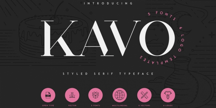 Kavo Styled Font Download